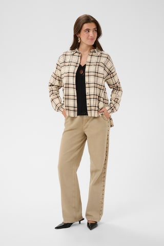 Cream - Blusa 'Uma' en beige