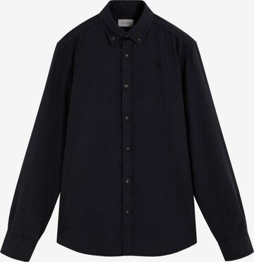 Scalpers Regular Fit Paita 'Scdye Check' värissä sininen: etupuoli