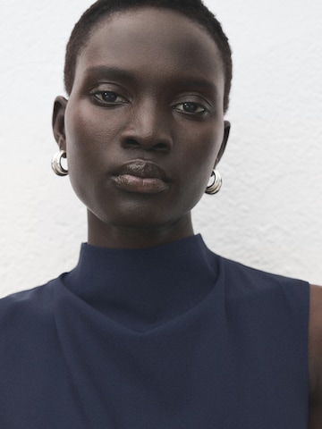 MANGO Jurk 'Elea' in Blauw