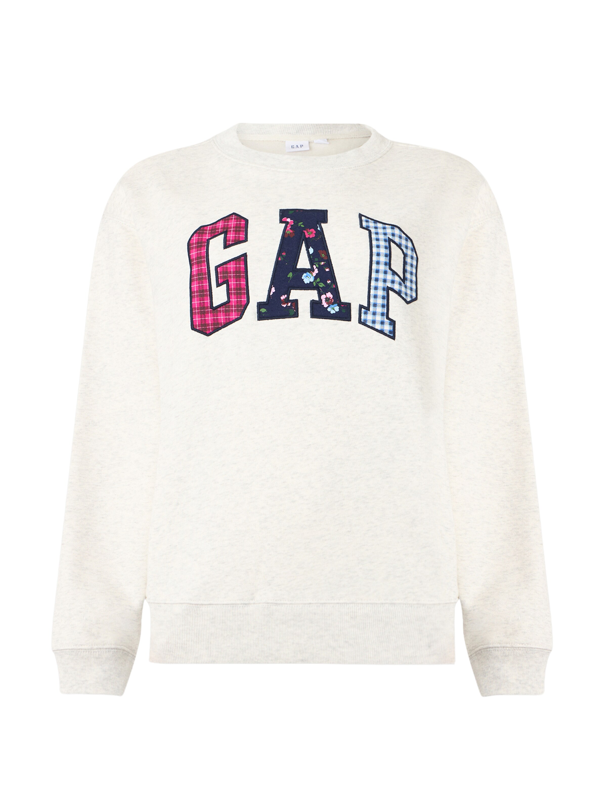 GAP Sweatshirt 'HERITAGE' in Grau: Vorderseite