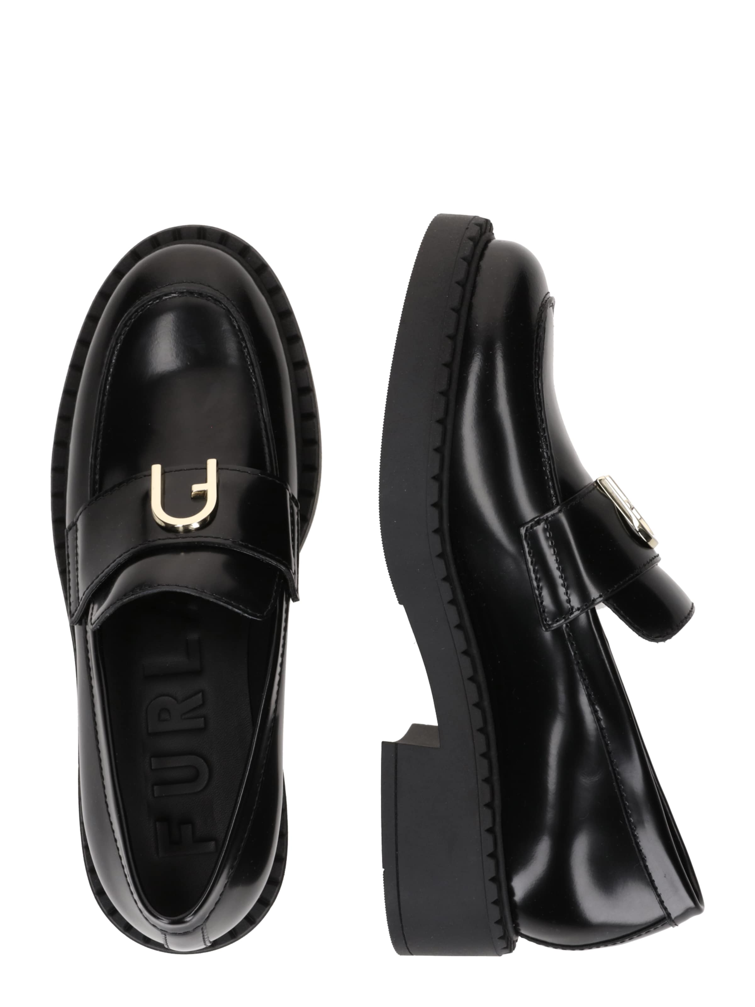 FURLA Παντοφλέ 'NEW LEGACY' σε μαύρο