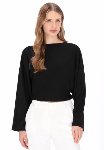 DreiMaster Klassik Blouse in Black: front