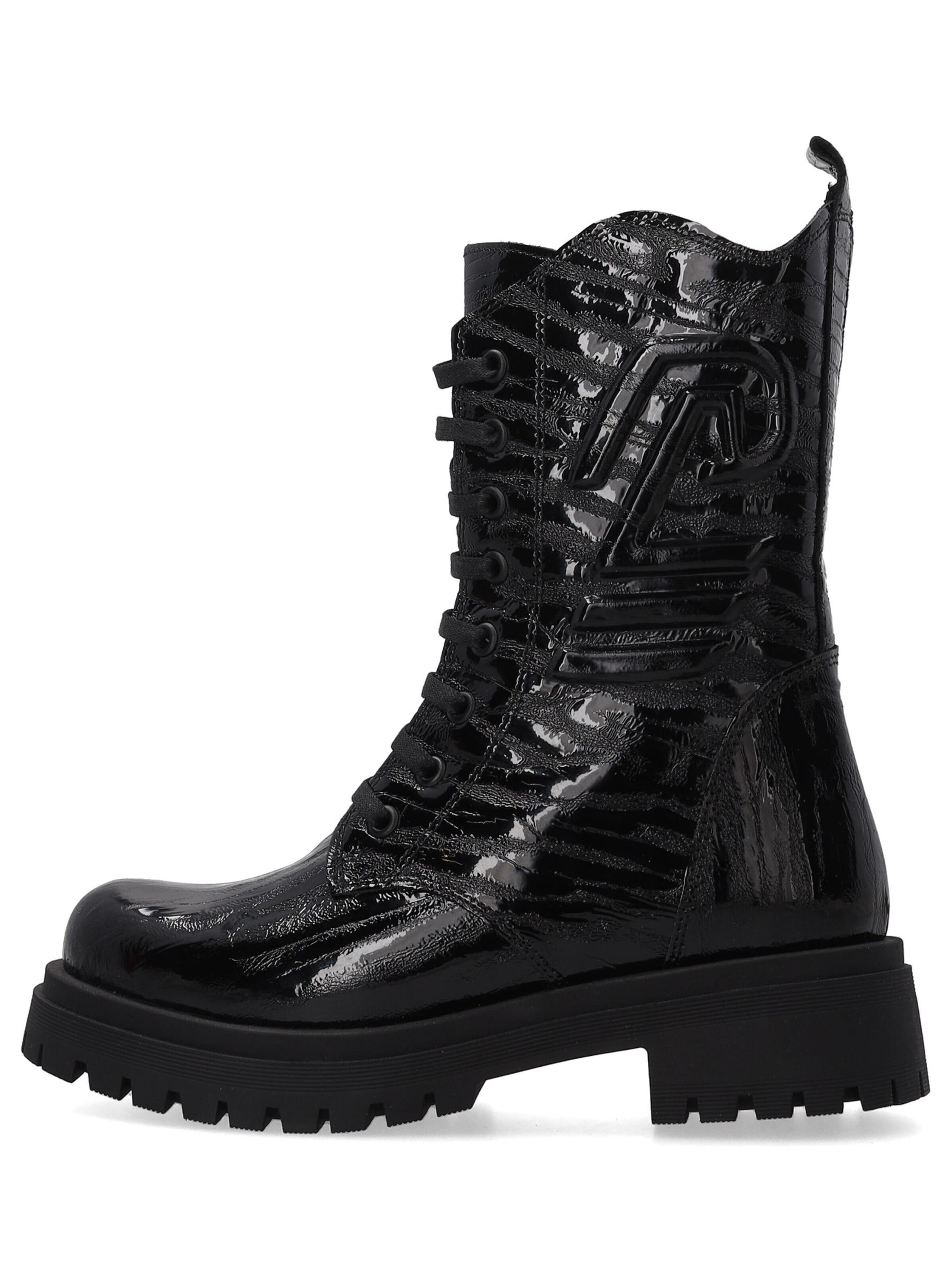 VENEZIA Schnürstiefelette‌‌‌‌‌‌‌‌‌ in Schwarz: Vorderseite