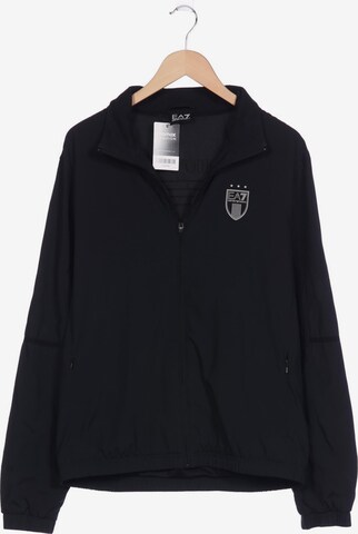 EA7 Emporio Armani Jacket & Coat in XL in Black: front