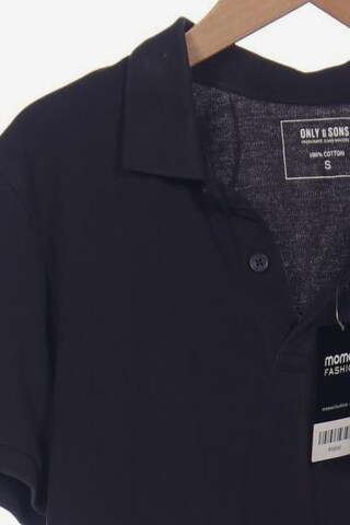 Only & Sons Poloshirt S in Blau