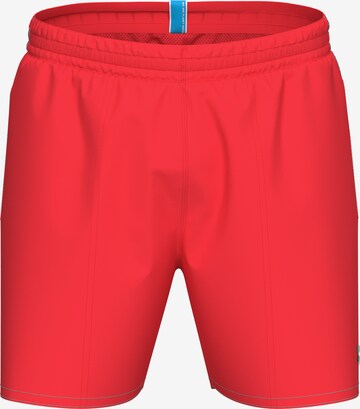 ARENA Board Shorts in Red: front