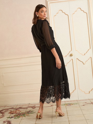 Robe love & roses en noir