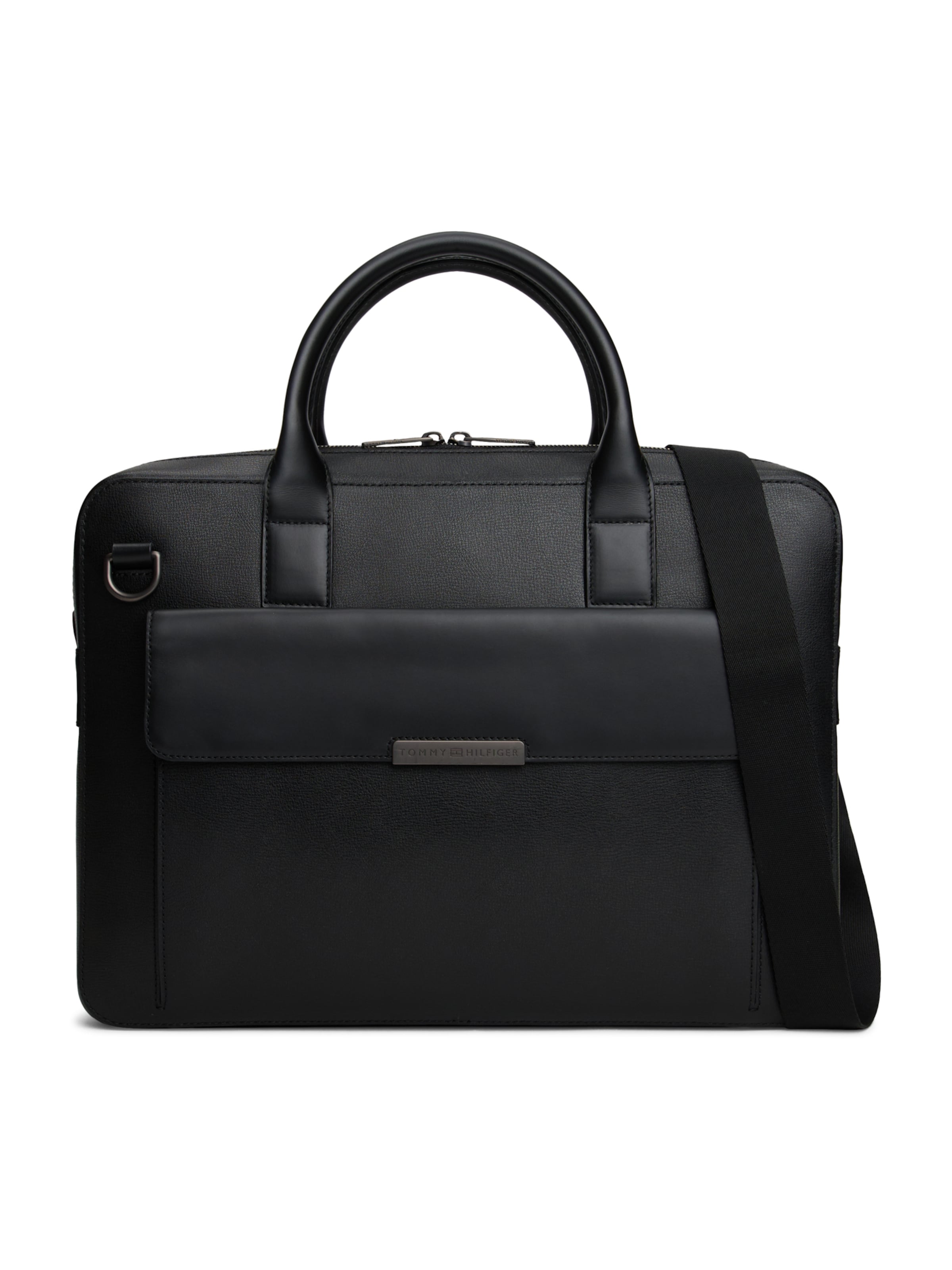 TOMMY HILFIGER Сумка для ноутбука в Черный: спереди