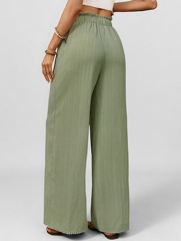 MEETWEE Wide leg Pants in Green