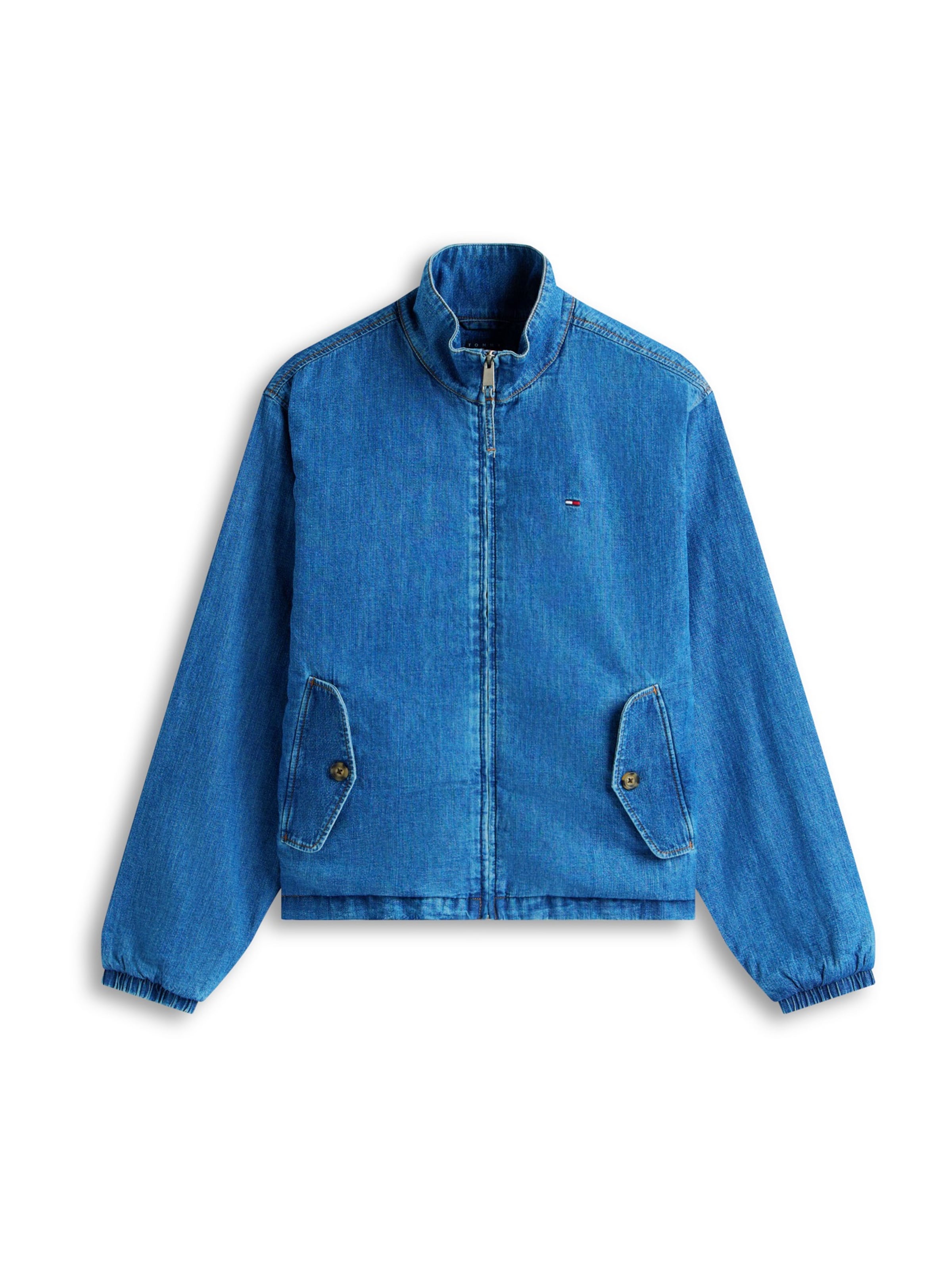 Tommy Jeans Jacke  'CHAMBRAY' in blue denim, Produktansicht