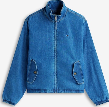 Tommy Jeans Välikausitakki 'CHAMBRAY' värissä sininen: etupuoli