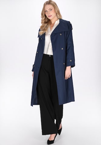 DreiMaster Klassik - Sobretudo meia-estação em azul
