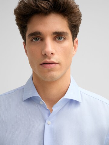 STRELLSON Slim fit Button Up Shirt 'Sereno' in Blue