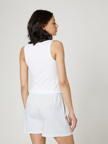 florence by mills exclusive for ABOUT YOUKratke hlače za spavanje 'Fresh Linen' - plava boja