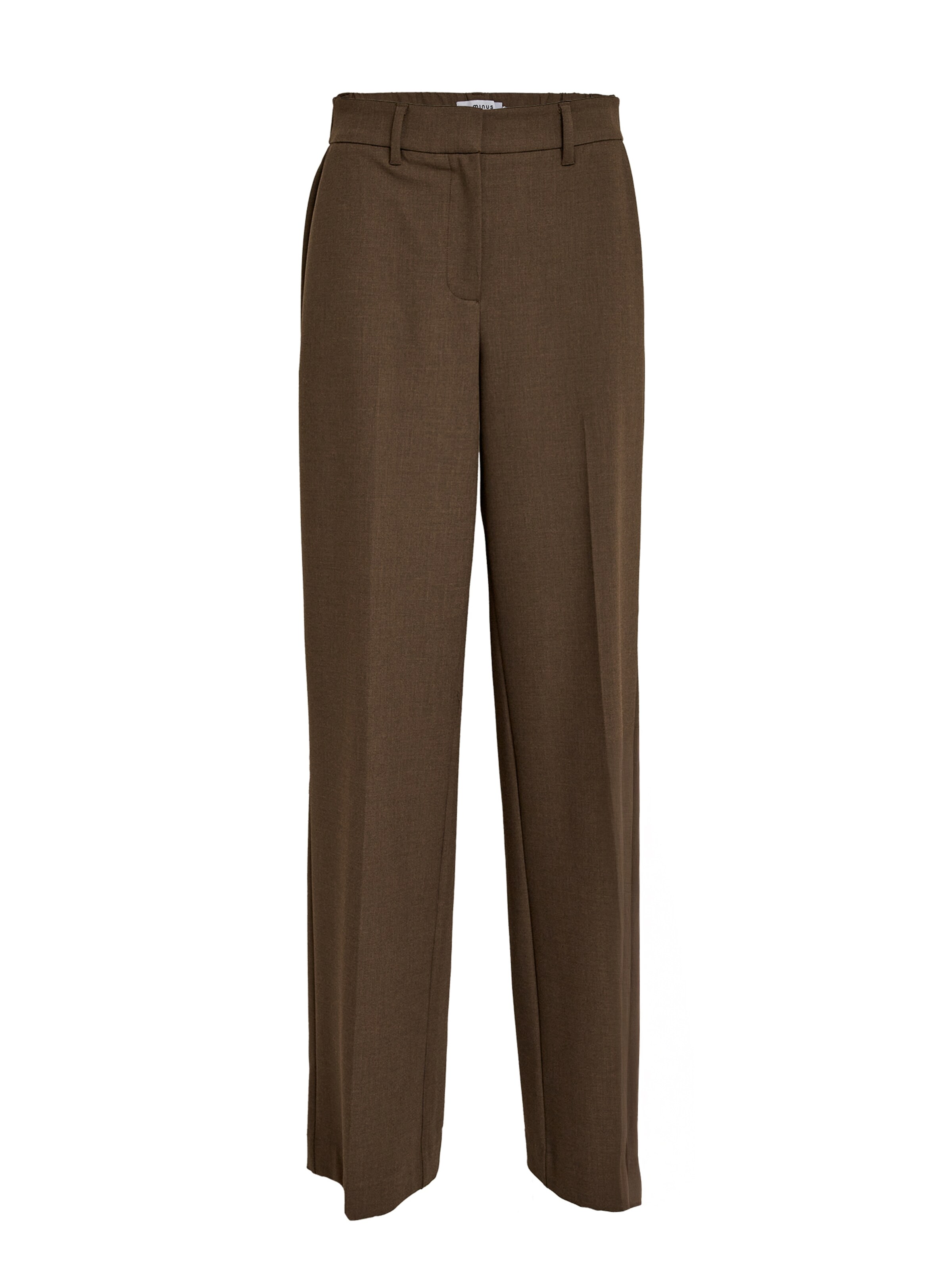minus Broek 'Welma' in Bruin: voorkant