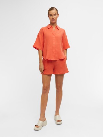 OBJECT Loose fit Trousers 'Carina' in Orange