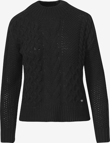 Pull-over KOROSHI en noir : devant