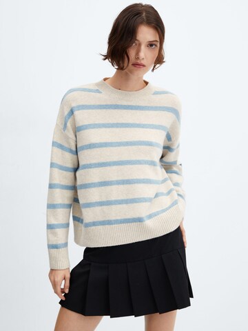 Pull-over 'MARINI' MANGO en bleu : devant