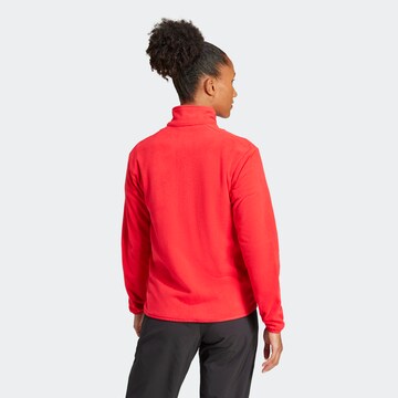 ADIDAS TERREX Athletic Fleece Jacket 'Ess' in Red