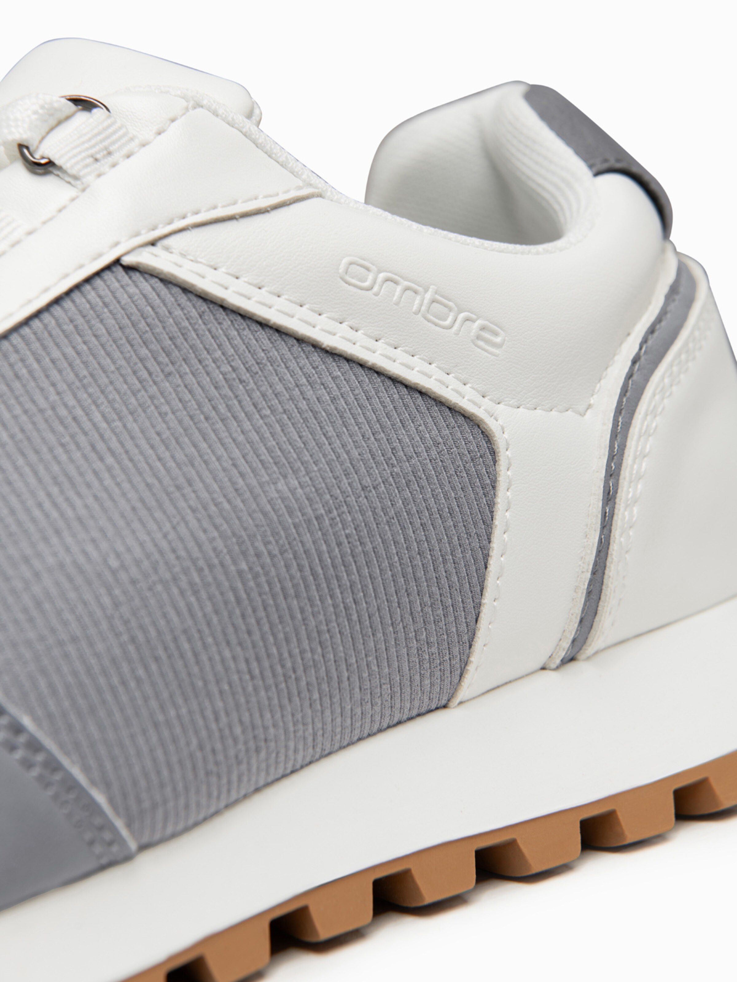 Ombre Sneakers hoog in Wit