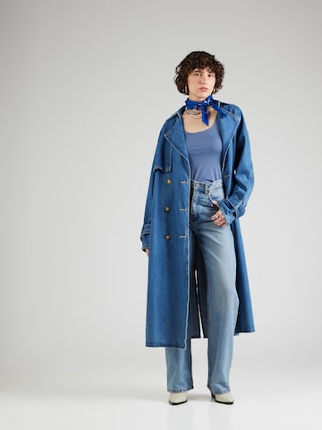 VILA Top 'VIKenza' in Blauw