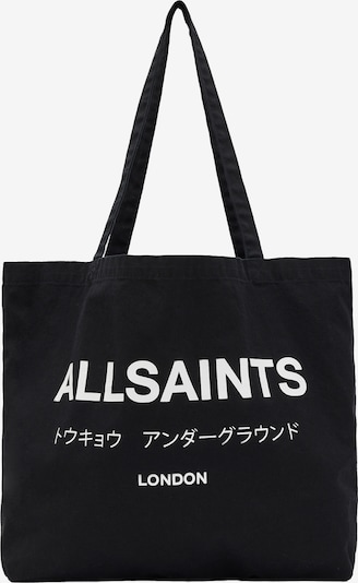 AllSaints Ostoskassi 'UNDERGROUND' värissä musta / offwhite, Tuotenäkymä