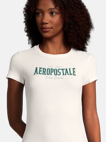 AÉROPOSTALE T-Shirt in Beige