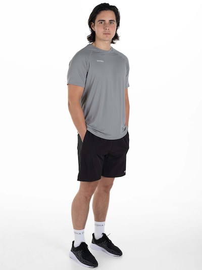 Divina Funktionsskjorte 'Raw' i grå / hvid, Produktvisning