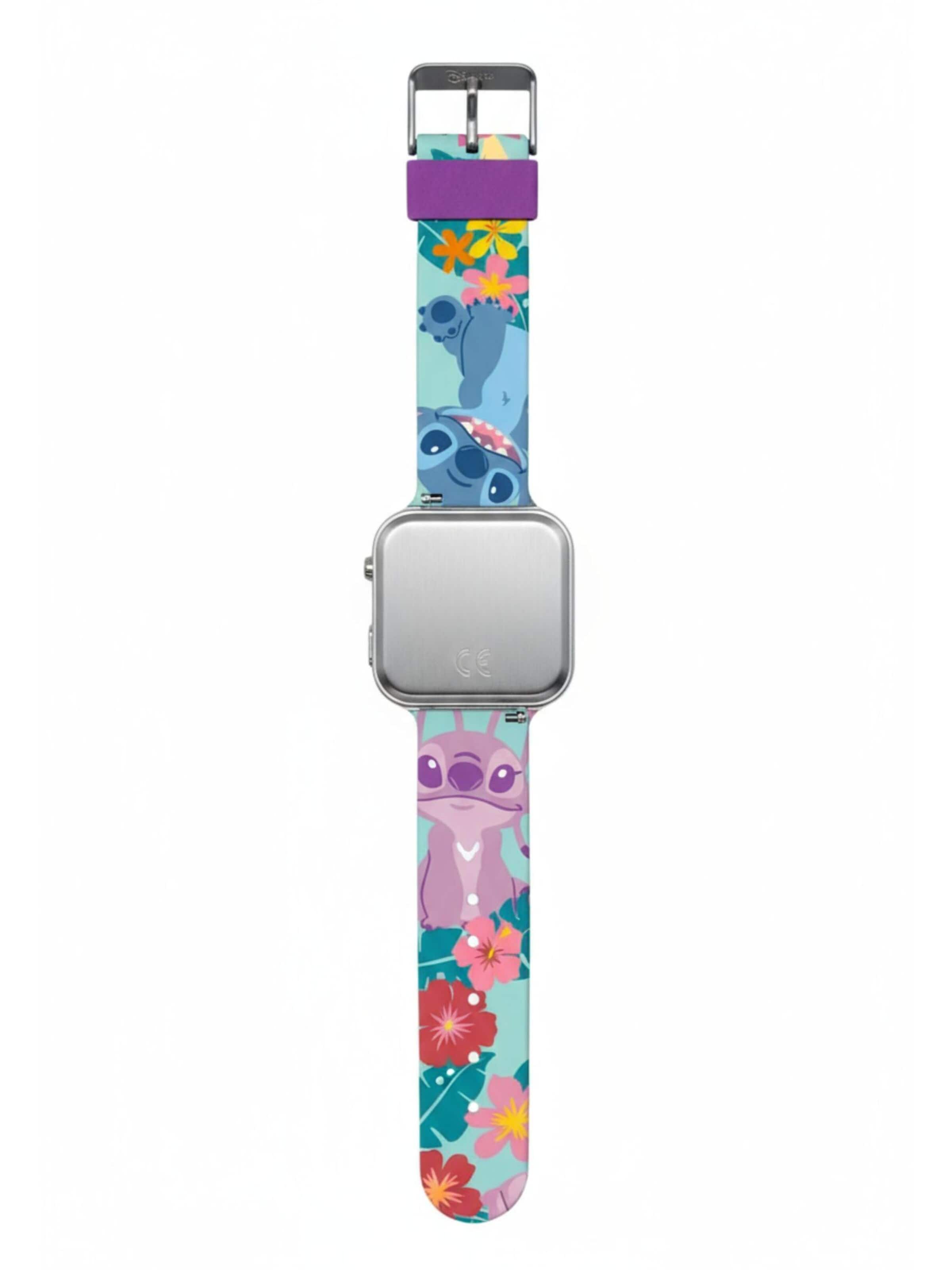 Montre 'Stitch LED' DISNEY en mélange de couleurs