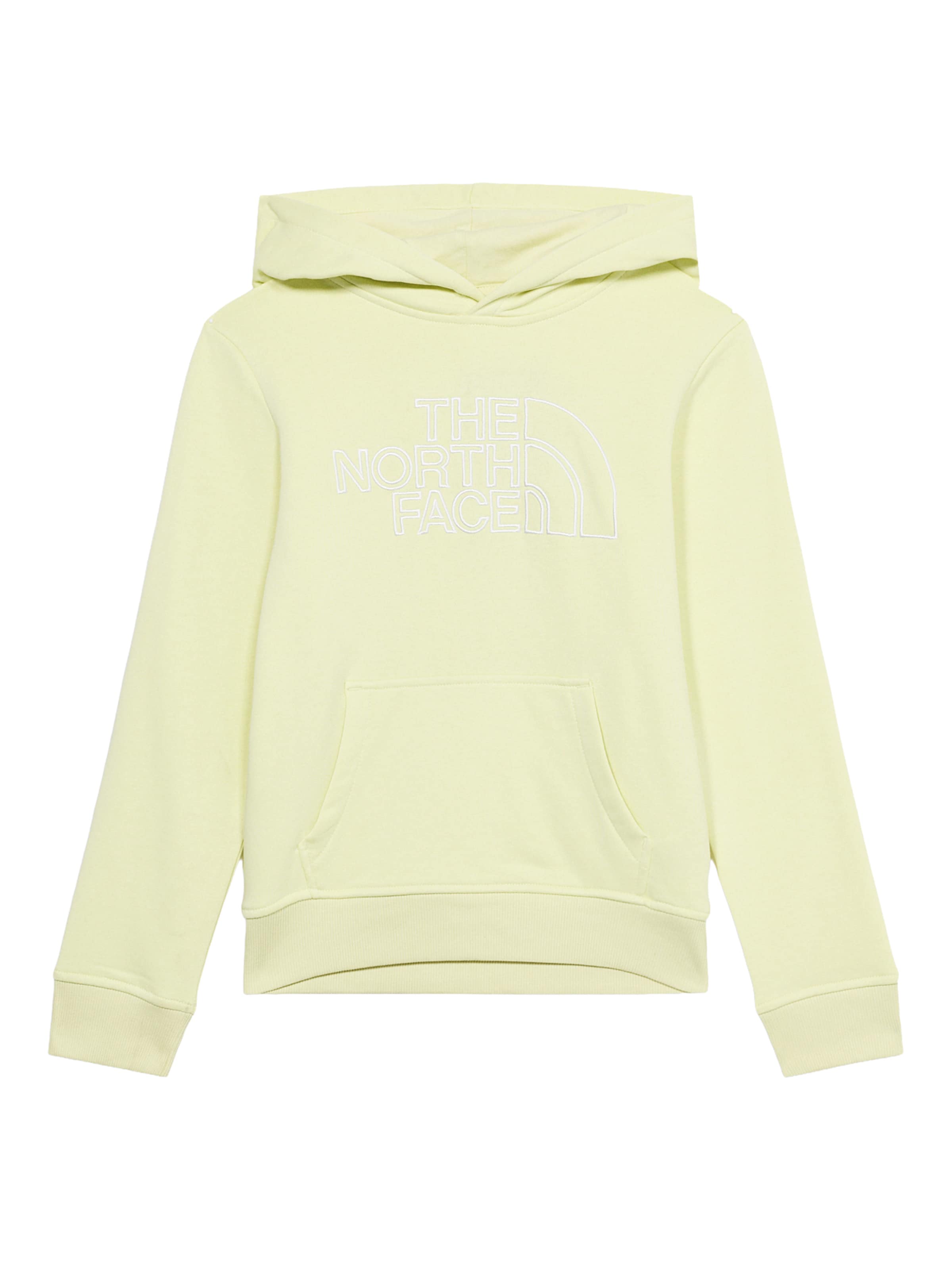 dzeltens THE NORTH FACE Sportiska tipa džemperis 'DREW PEAK': no priekšpuses