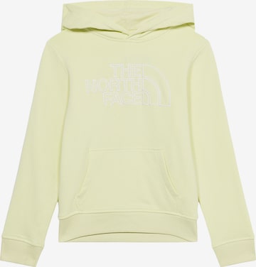 dzeltens THE NORTH FACE Sportiska tipa džemperis 'DREW PEAK': no priekšpuses