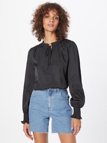 Freequent Blouse in Zwart: voorkant