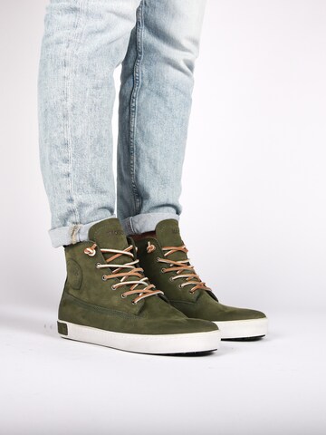 BLACKSTONE - Sapatilhas altas 'Icon AM02' em verde
