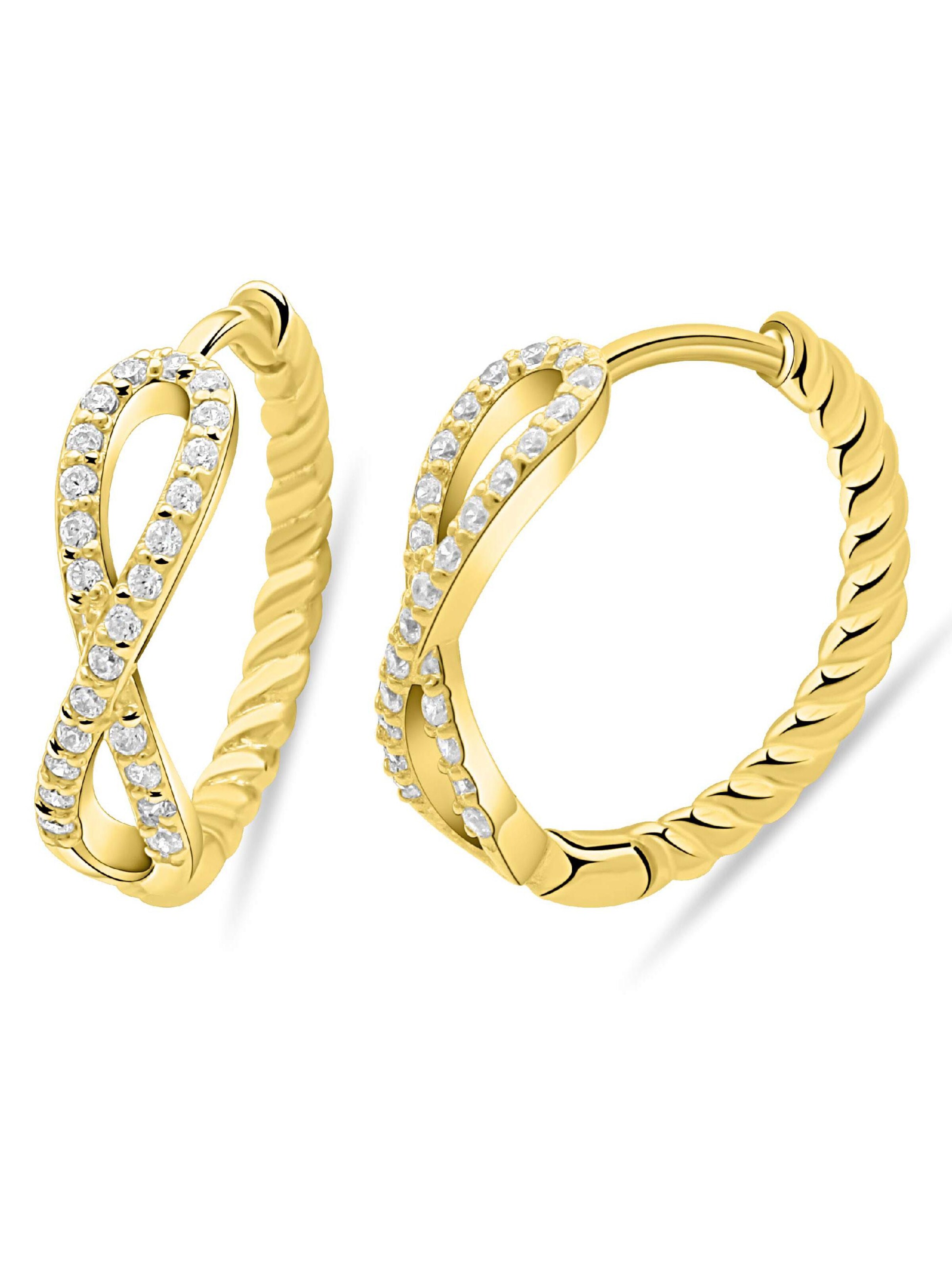 Tony Fein Ohrringe 'Schleife'‌‌ in Gold