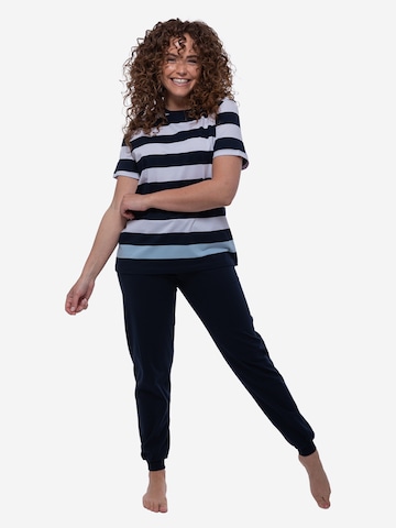 Ammann Pajama 'Night & Home' in Blue