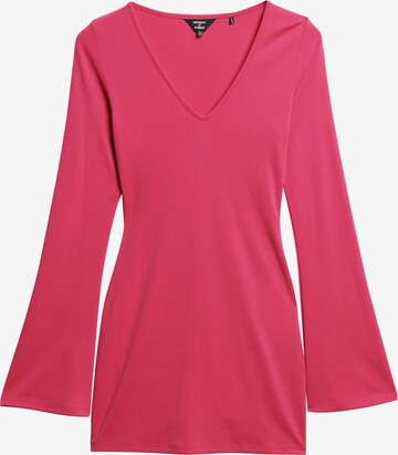 Superdry Jurk in Roze: voorkant