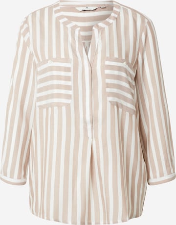 TOM TAILOR Bluse i beige: forside