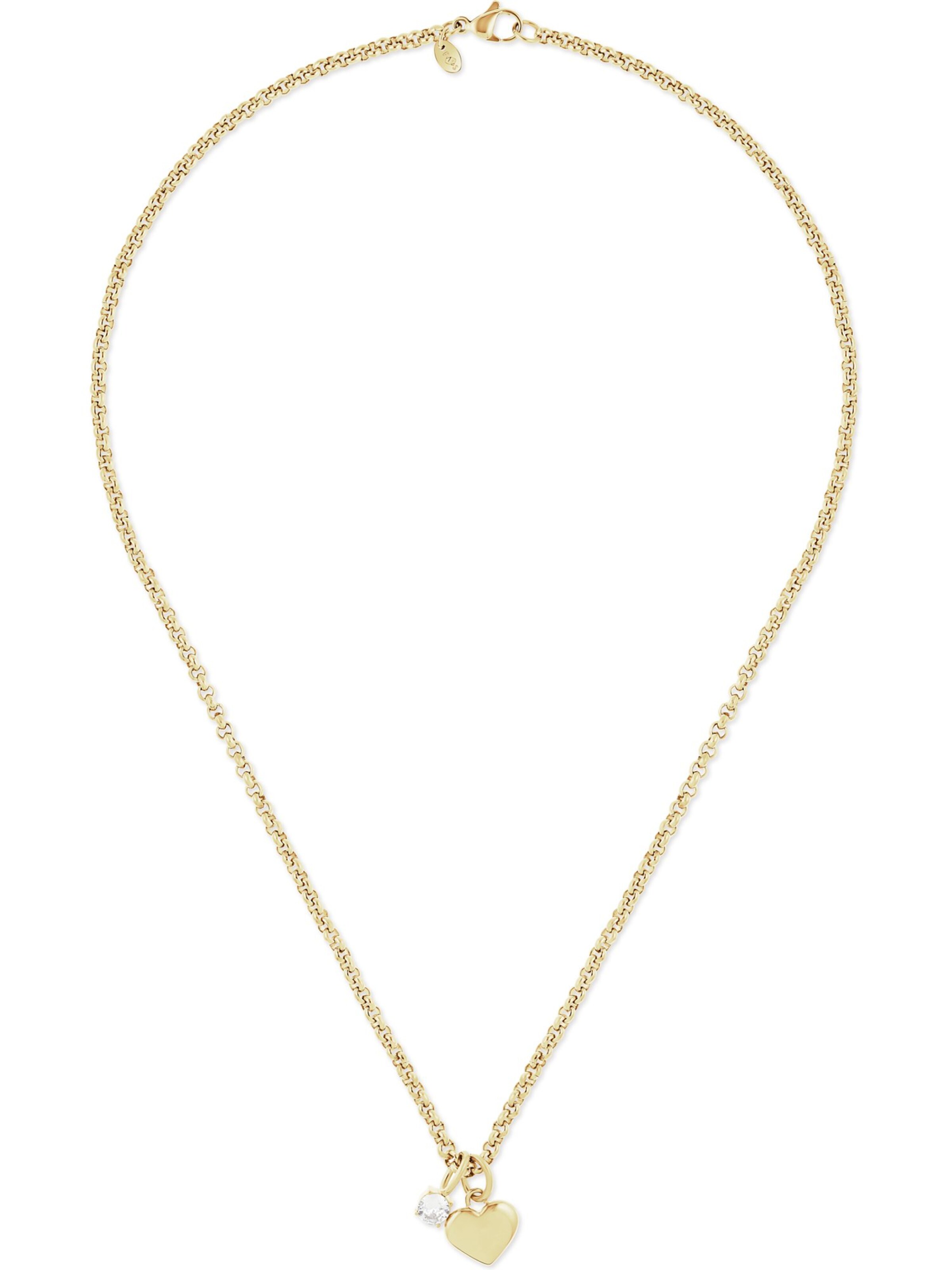 FAVS Necklace in Yellow: front