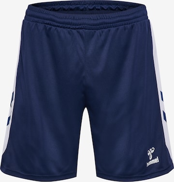 Hummel Sportbroek 'Match' in Blauw: voorkant