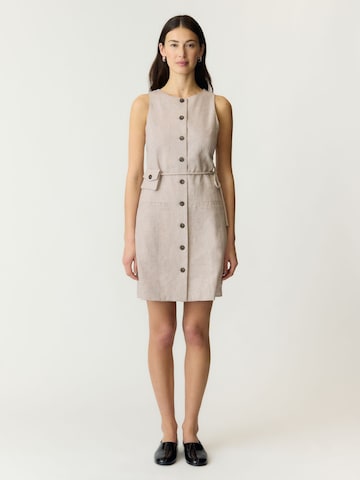 YAS Jurk in Beige: voorkant