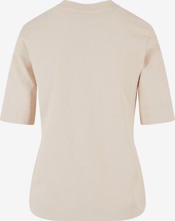 Urban Classics T-shirt 'Classy' i beige