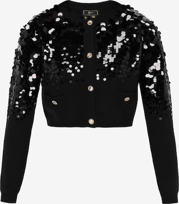 faina - Casaco de malha em preto: frente