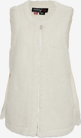 taddy Vest in White: front