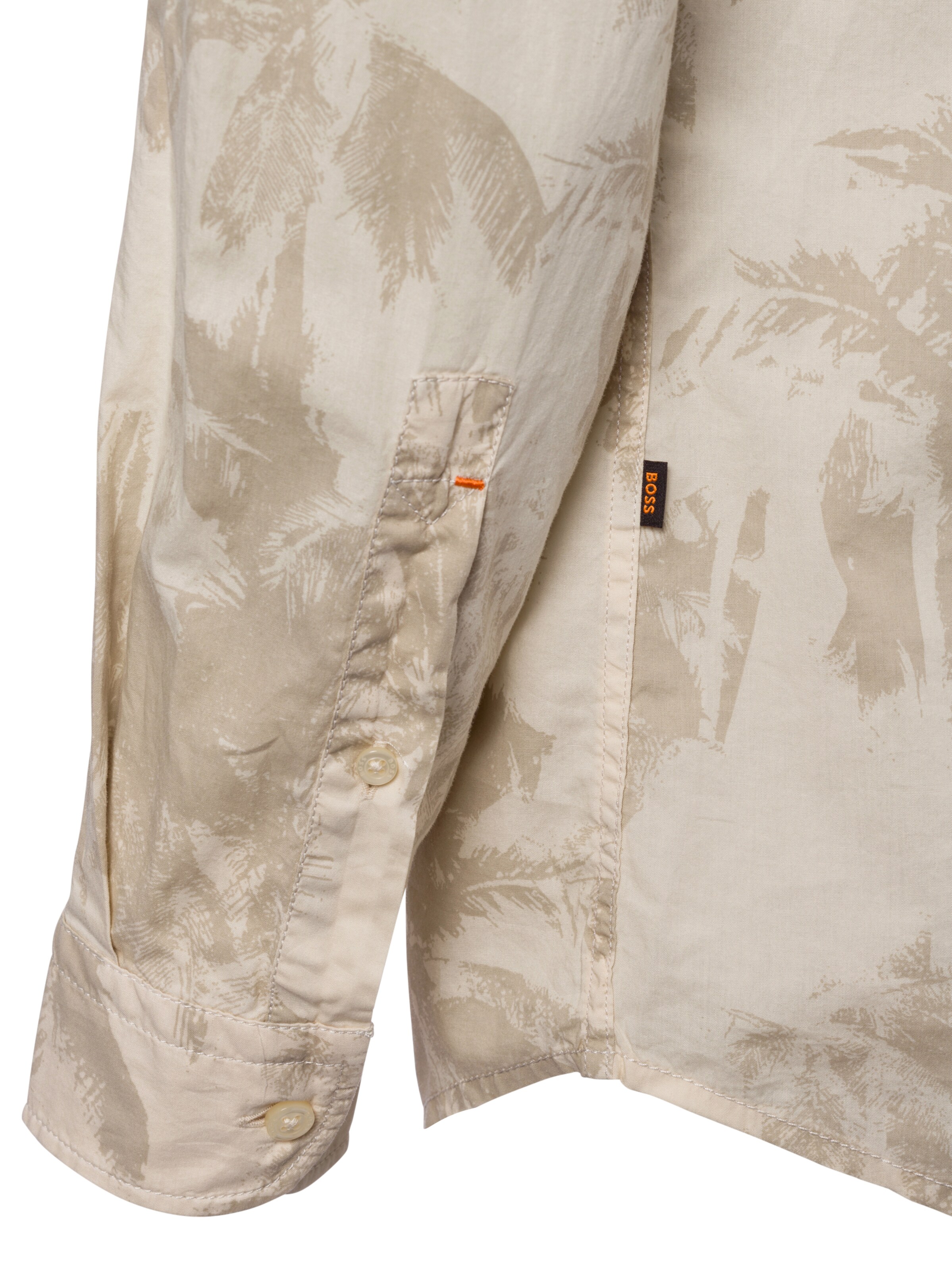 Coupe regular Chemise 'Rickert' BOSS en beige