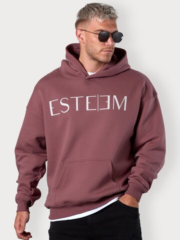 ESTEEM Sweatshirt in Rot: Vorderseite