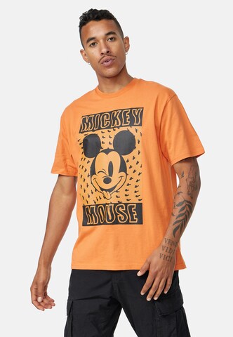 Recovered Shirt 'Disney Trippy Mickey Mouse' in Orange