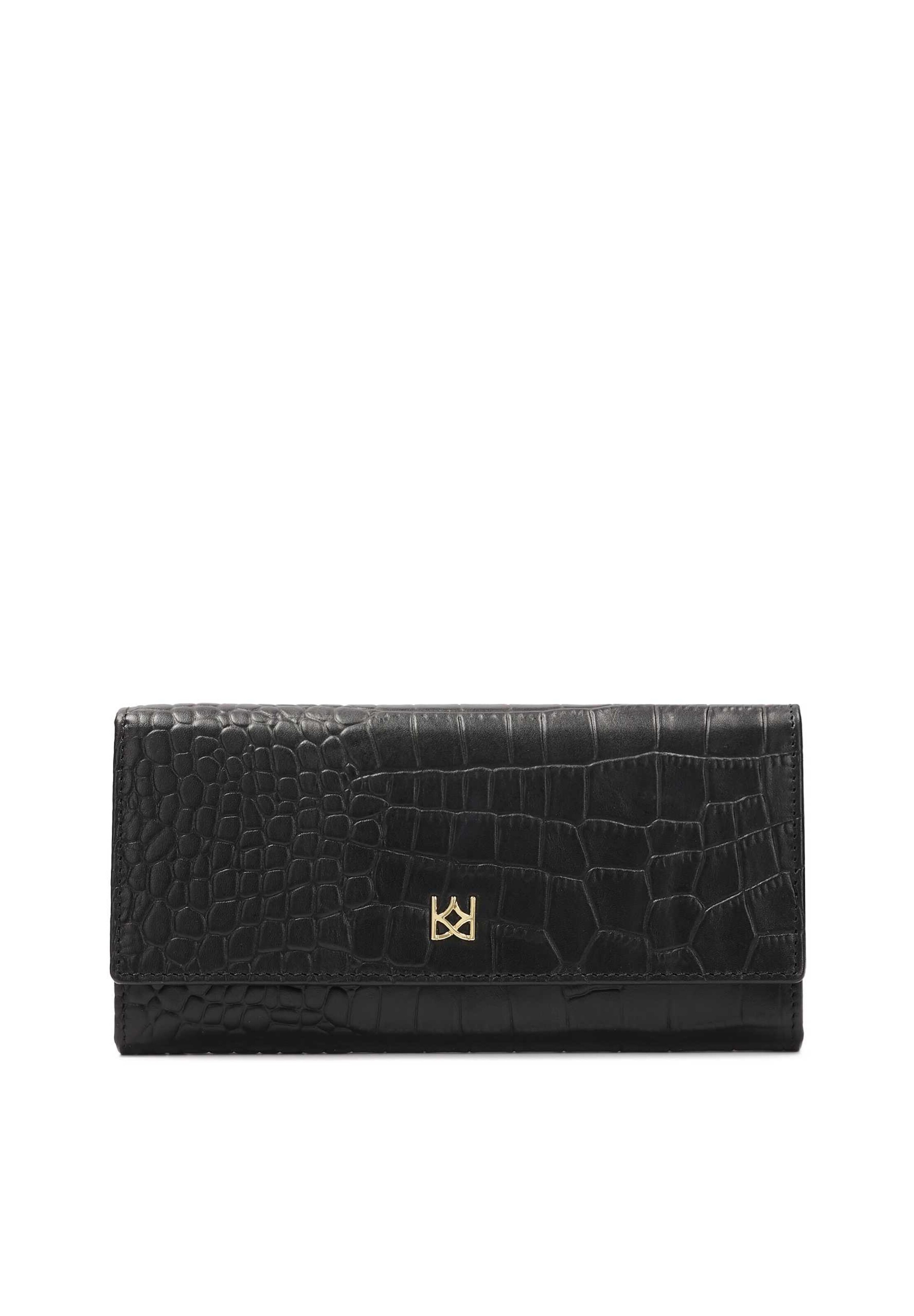 Kazar Wallet in Black: front