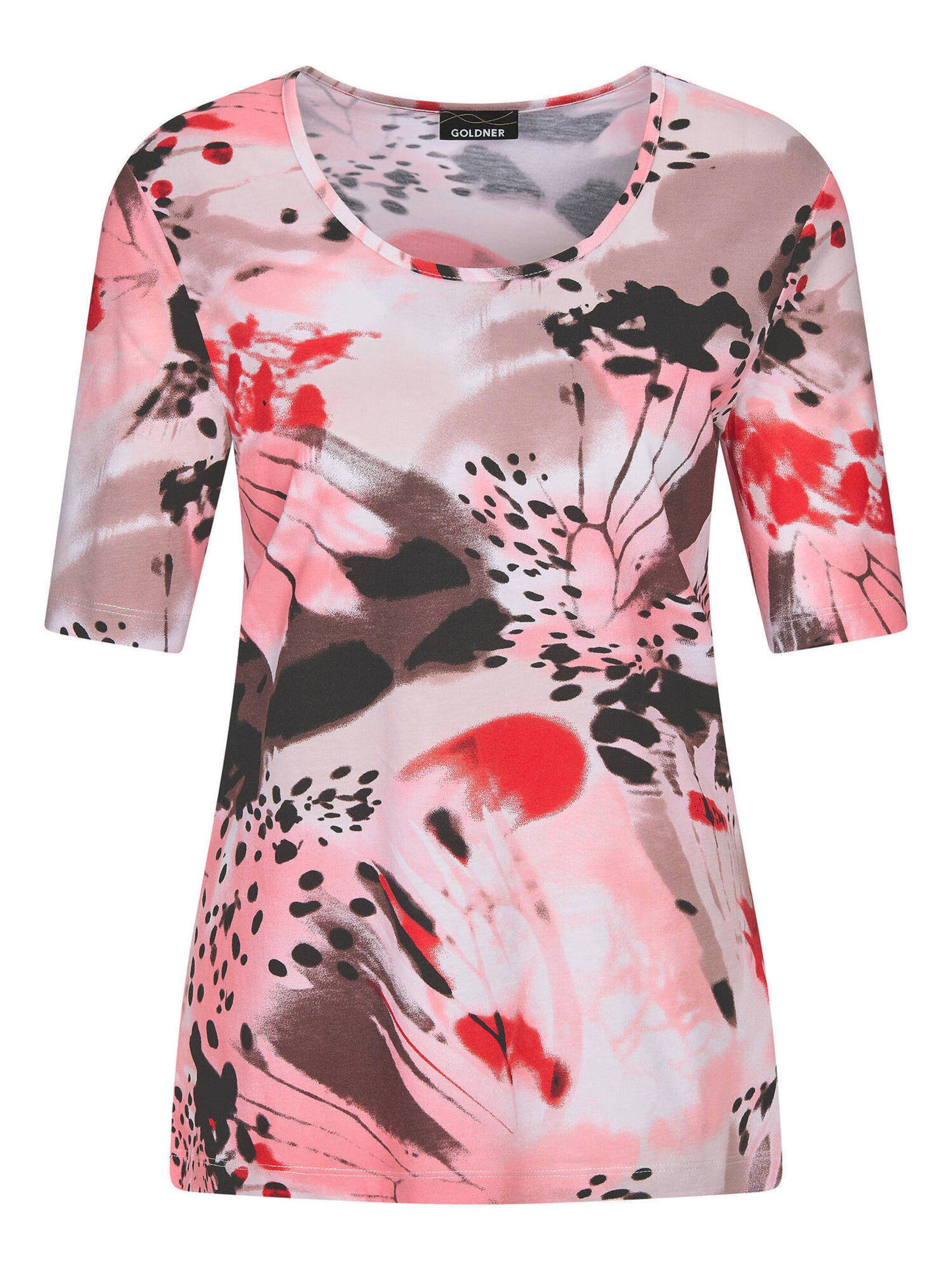 Goldner Shirt in mischfarben, Produktansicht