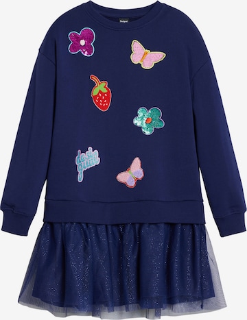 mėlyna Desigual Suknelė: priekis