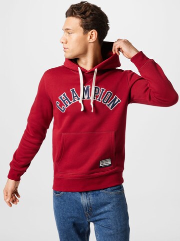 Sweat-shirt Champion Authentic Athletic Apparel en rouge : devant